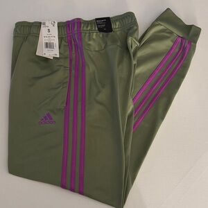 Adidas Joggers Mens Small Green Purple